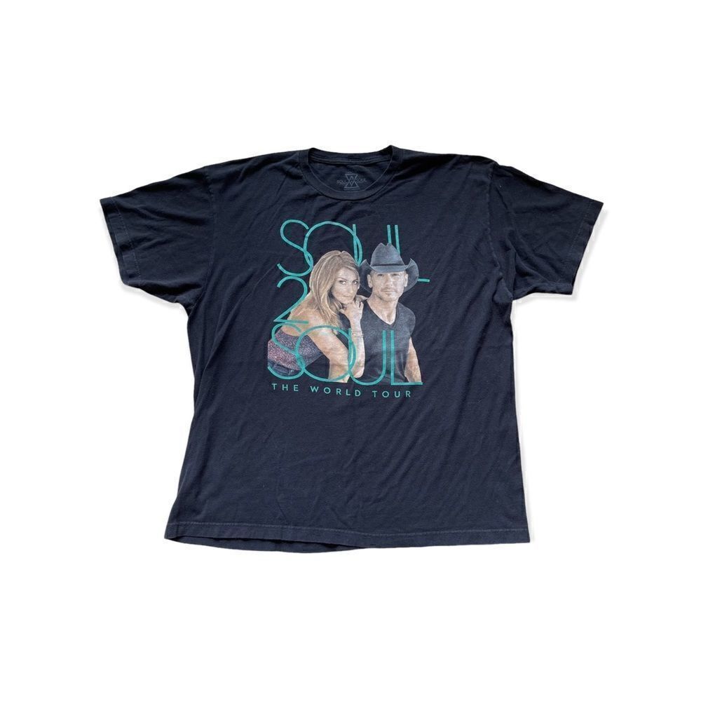 Soul 2 Soul Faith Hill and Tim McGraw tour t-shirt